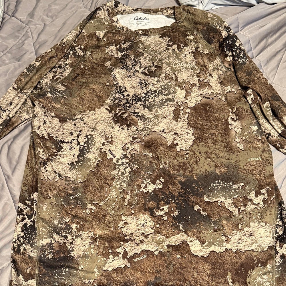 Cabela's Earth Tone Camouflage Shirt